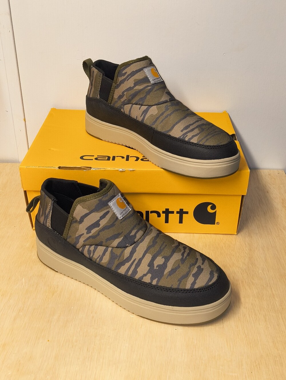 Man's Sneakers & Athletic Shoes Carhartt Detroit Canvas Mid Slip-On Sz 10M
